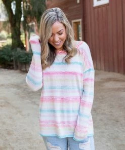 Boutique Simplified Debonair Spirit Long Sleeve Top