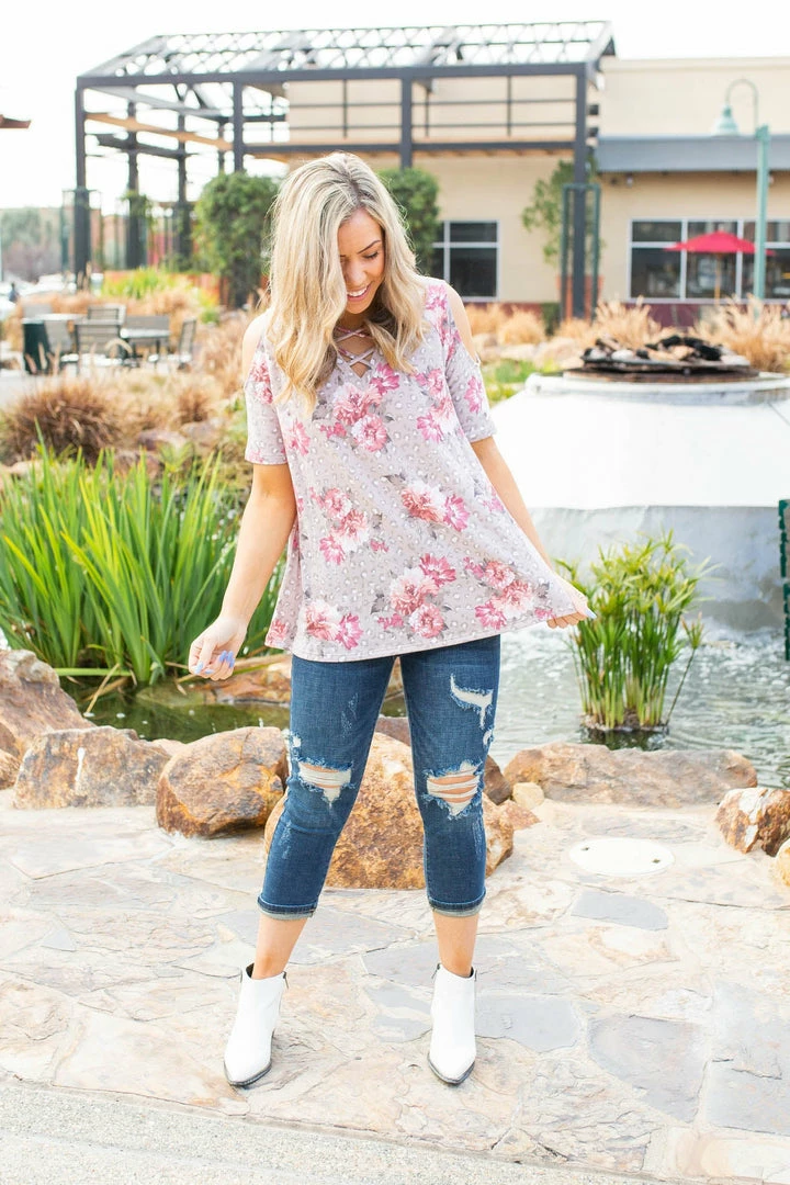 Boutique Simplified Snow Kissed Garden Cold Shoulder 5 Boutique Simplified Snow Kissed Garden Cold Shoulder