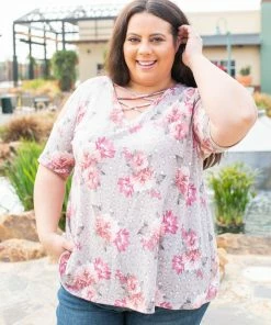 Boutique Simplified Snow Kissed Garden Cold Shoulder