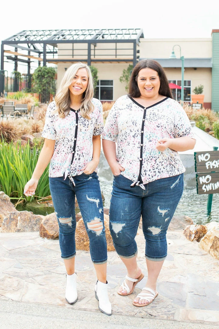 Boutique Simplified Serendipity Front Tie Top 3 Boutique Simplified Serendipity Front Tie Top