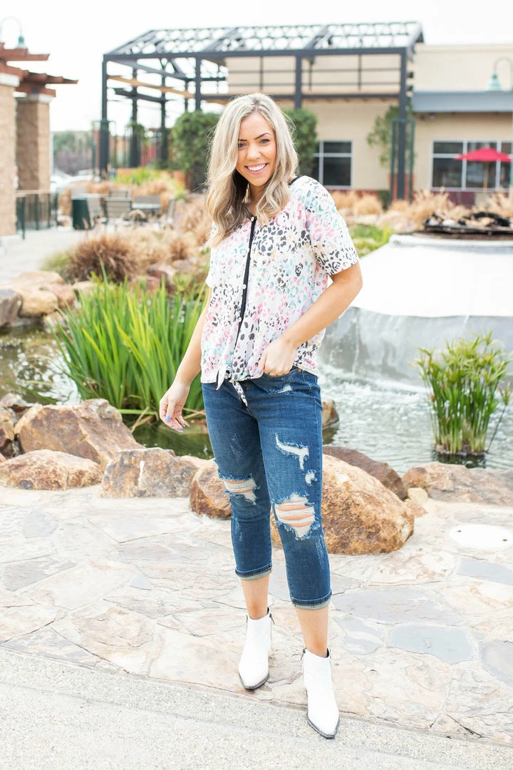 Boutique Simplified Serendipity Front Tie Top 8 Boutique Simplified Serendipity Front Tie Top