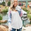 Boutique Simplified Modern Renaissance Raglan Top
