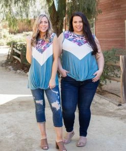 Boutique Simplified Divine Intervention Sleeveless Top