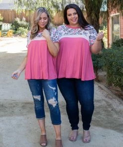 Boutique Simplified Wild One Colorblock Top