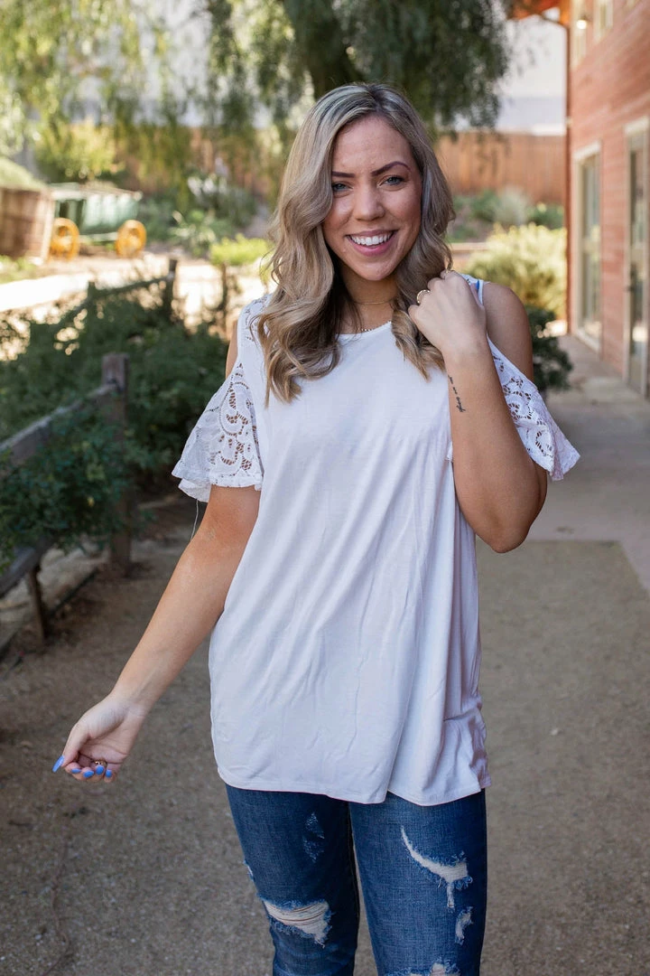 Boutique Simplified Afternoon Delight Lace Top 2 Boutique Simplified Afternoon Delight Lace Top