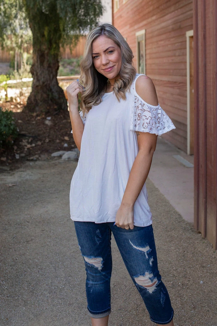 Boutique Simplified Afternoon Delight Lace Top 4 Boutique Simplified Afternoon Delight Lace Top