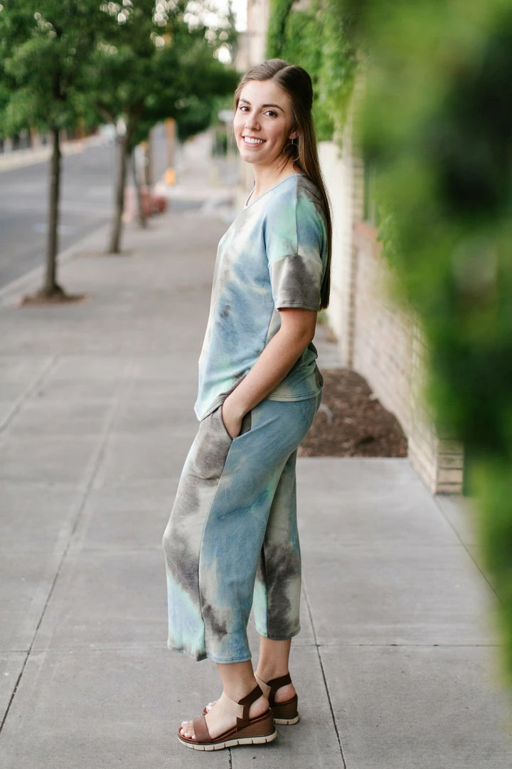 No Ship Drop Ship Arctic Waters Tie Dye Top 4 No Ship Drop Ship Arctic Waters Tie Dye Top