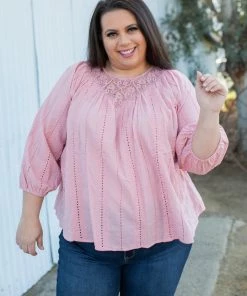 Boutique Simplified My Miracle 3/4 Sleeve Top