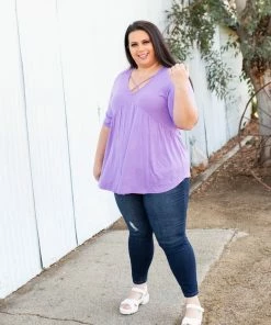 Boutique Simplified Crossroads Babydoll In Lavender 16 Boutique Simplified Crossroads Babydoll In Lavender