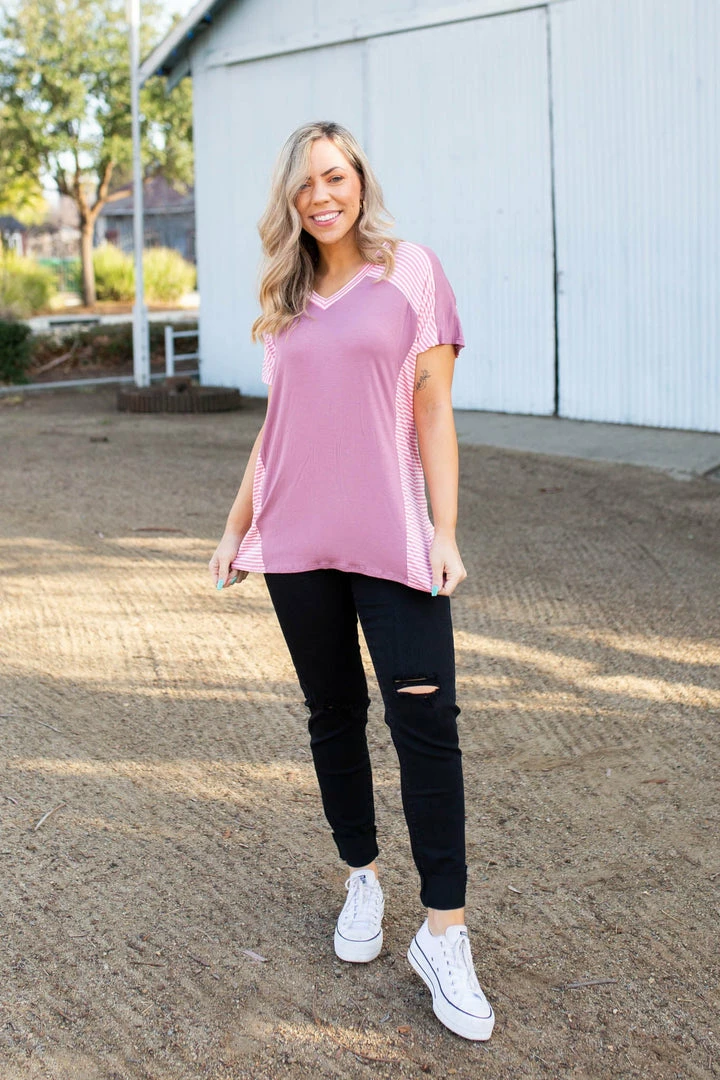 Boutique Simplified Rosey Cheeks Short Sleeve Top 6 Boutique Simplified Rosey Cheeks Short Sleeve Top