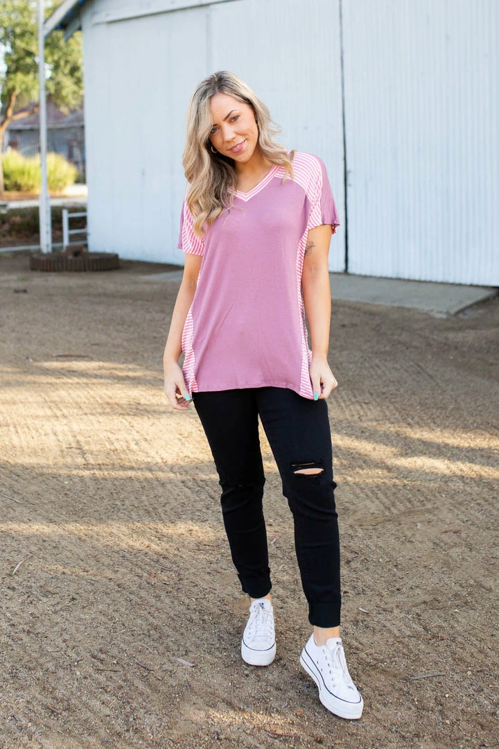 Boutique Simplified Rosey Cheeks Short Sleeve Top 7 Boutique Simplified Rosey Cheeks Short Sleeve Top