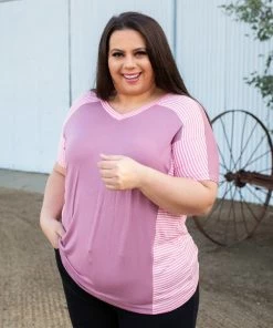 Boutique Simplified Rosey Cheeks Short Sleeve Top