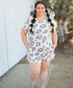 Boutique Simplified Wild By Nature Romper