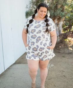 Boutique Simplified Wild By Nature Romper