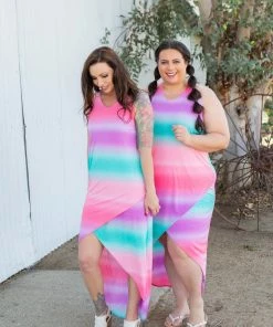 Boutique Simplified Summer Sunset Tulip Maxi Dress 13 Boutique Simplified Summer Sunset Tulip Maxi Dress