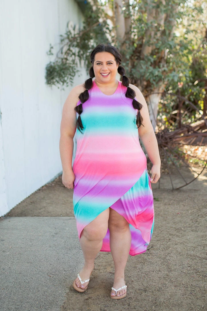 Boutique Simplified Summer Sunset Tulip Maxi Dress 7 Boutique Simplified Summer Sunset Tulip Maxi Dress