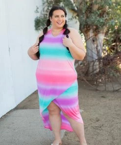 Boutique Simplified Summer Sunset Tulip Maxi Dress 17 Boutique Simplified Summer Sunset Tulip Maxi Dress