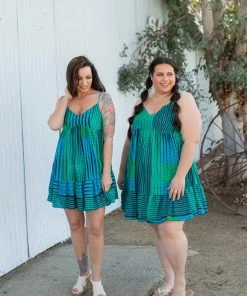 Boutique Simplified Tales Of Mermaids Ruffled Sundress