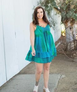 Boutique Simplified Tales Of Mermaids Ruffled Sundress