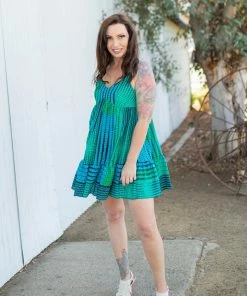 Boutique Simplified Tales Of Mermaids Ruffled Sundress