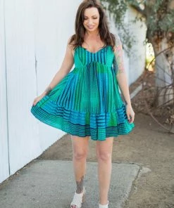 Boutique Simplified Tales Of Mermaids Ruffled Sundress