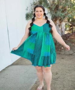 Boutique Simplified Tales Of Mermaids Ruffled Sundress