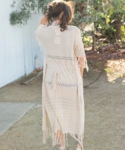 Boutique Simplified On The Fringe Duster Cardigan