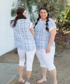 Boutique Simplified Girl Next Door Short Sleeve Top