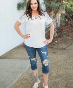 Boutique Simplified Be My Baby Short Sleeve Top