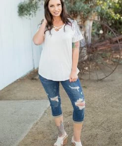 Boutique Simplified Be My Baby Short Sleeve Top