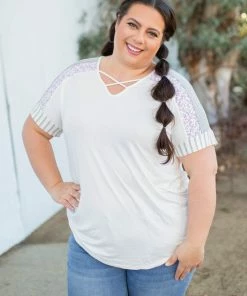 Boutique Simplified Be My Baby Short Sleeve Top