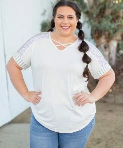 Boutique Simplified Be My Baby Short Sleeve Top