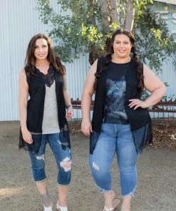 Boutique Simplified Elegantly Laced Vest