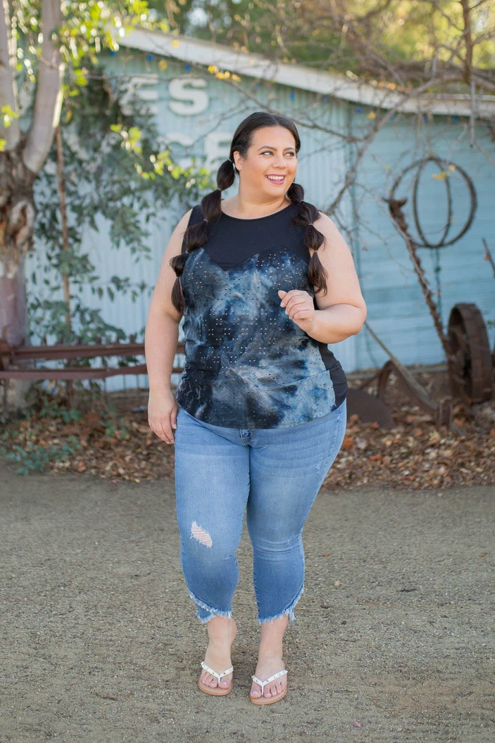 Boutique Simplified Smokey Eyelet Sleeveless Top 9 Boutique Simplified Smokey Eyelet Sleeveless Top