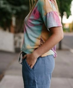 No Ship Drop Ship Tangled Up In Blue Summer Shorts