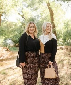 No Ship Drop Ship We See The Magic Pleated Animal Print Midi Skirt