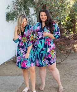 Boutique Simplified Exoticly Sophisticated 3/4 Sleeve Dress