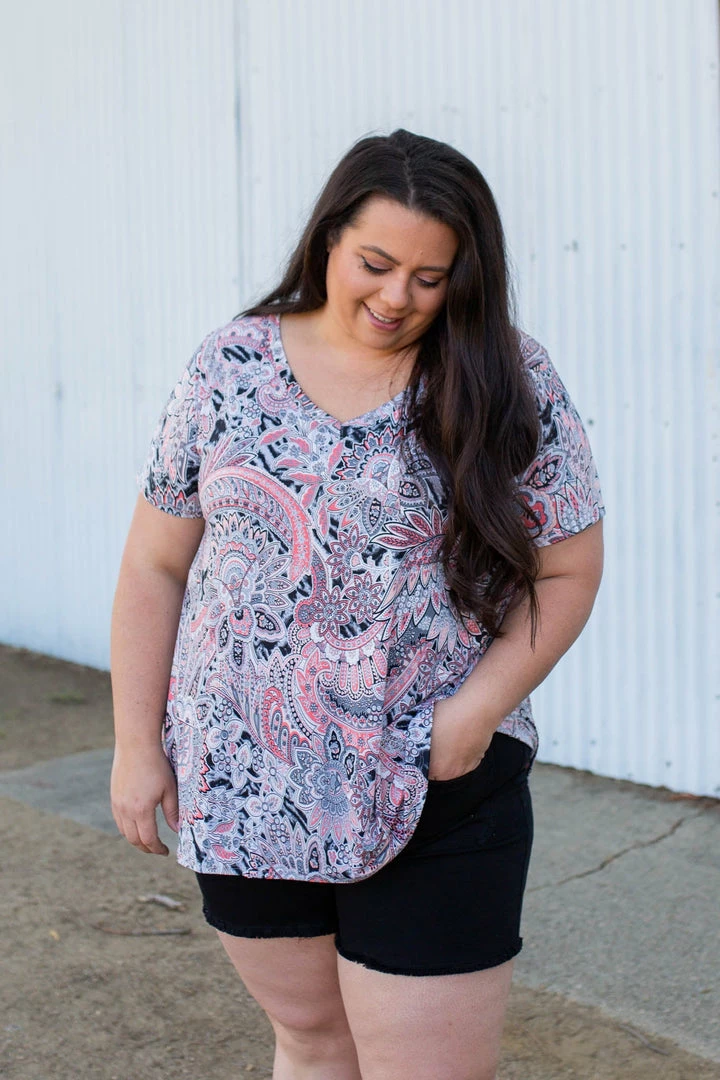 Boutique Simplified Mystery Awaits Short Sleeve Top 6 Boutique Simplified Mystery Awaits Short Sleeve Top