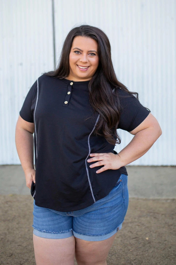 Boutique Simplified Bound To You Short Sleeve Top 2 Boutique Simplified Bound To You Short Sleeve Top