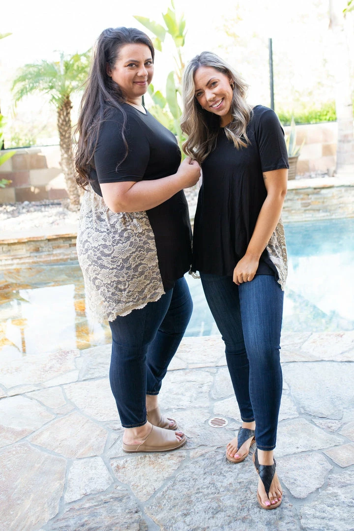 Boutique Simplified Live Free Laced Tunic 3 Boutique Simplified Live Free Laced Tunic