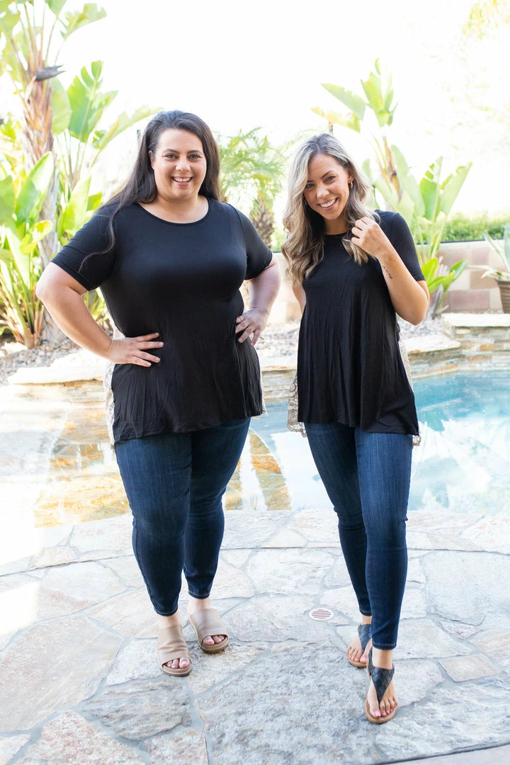 Boutique Simplified Live Free Laced Tunic 4 Boutique Simplified Live Free Laced Tunic