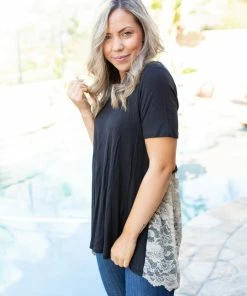 Boutique Simplified Live Free Laced Tunic