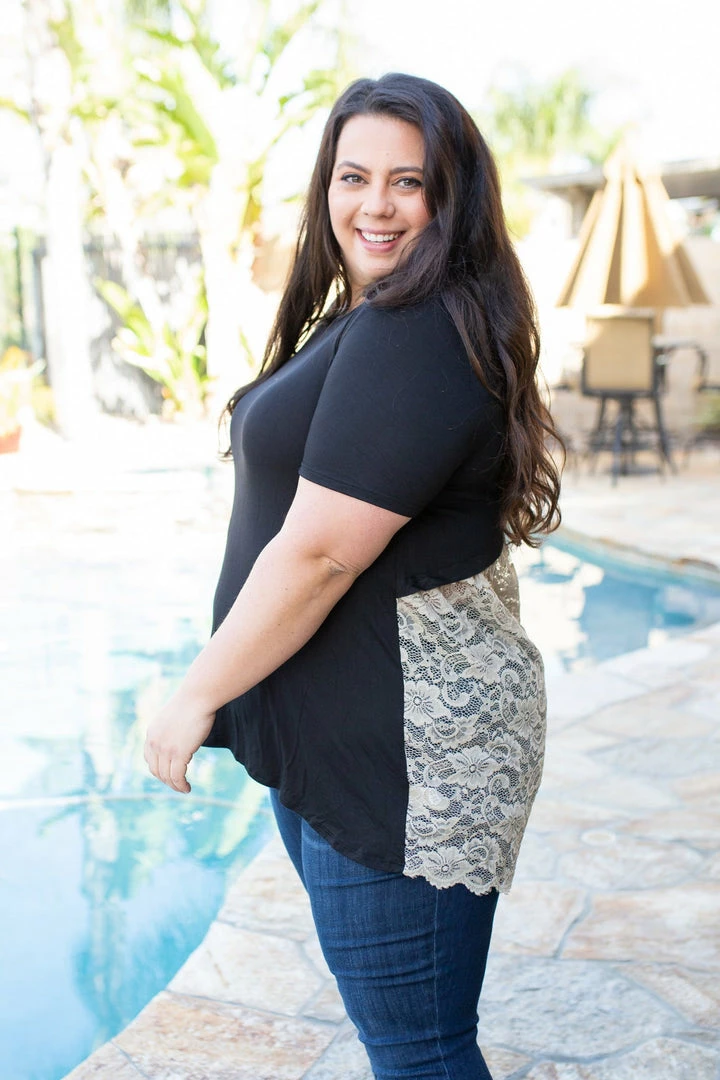 Boutique Simplified Live Free Laced Tunic 1 Boutique Simplified Live Free Laced Tunic