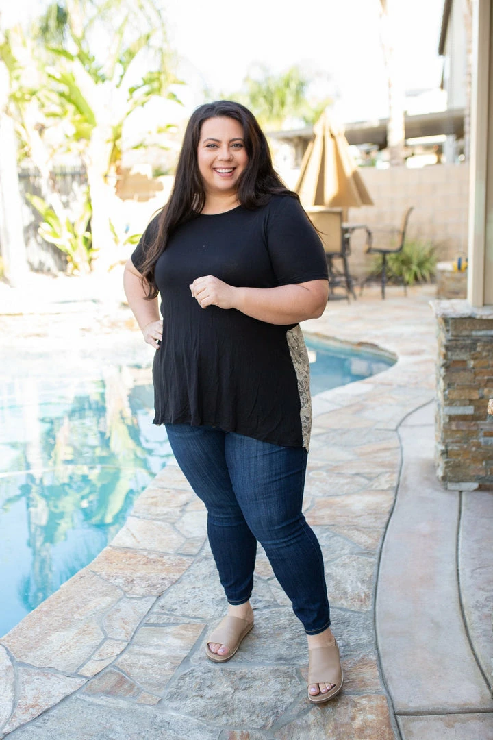 Boutique Simplified Live Free Laced Tunic 9 Boutique Simplified Live Free Laced Tunic