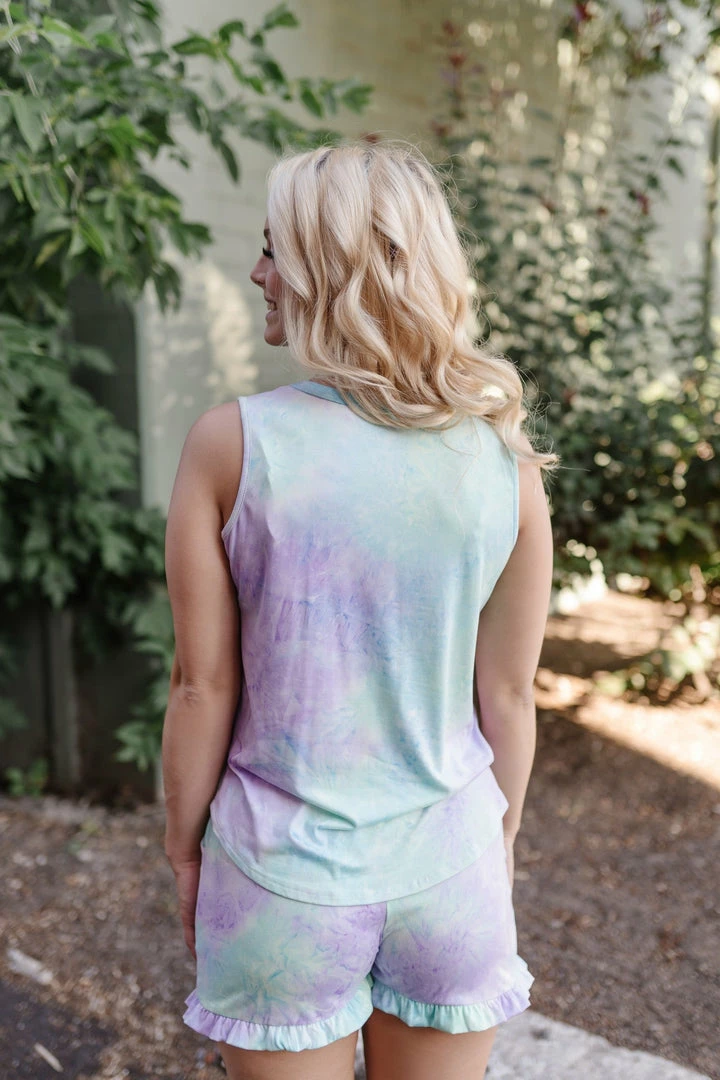 No Ship Drop Ship Tops Pixie Dust Tie Dye Shorts 8 No Ship Drop Ship Tops Pixie Dust Tie Dye Shorts