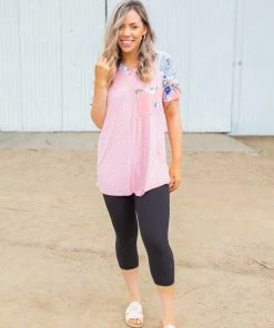 Boutique Simplified Meet In The Middle Short Sleeve Raglan