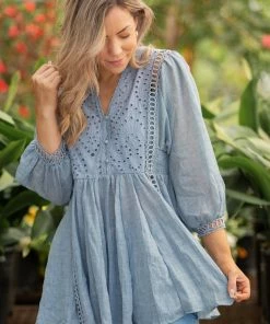 Boutique Simplified Take Me Out Lace Tunic