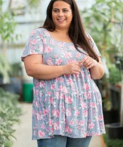 Boutique Simplified Floral Belle Tiered Swing Dress 15 Boutique Simplified Floral Belle Tiered Swing Dress