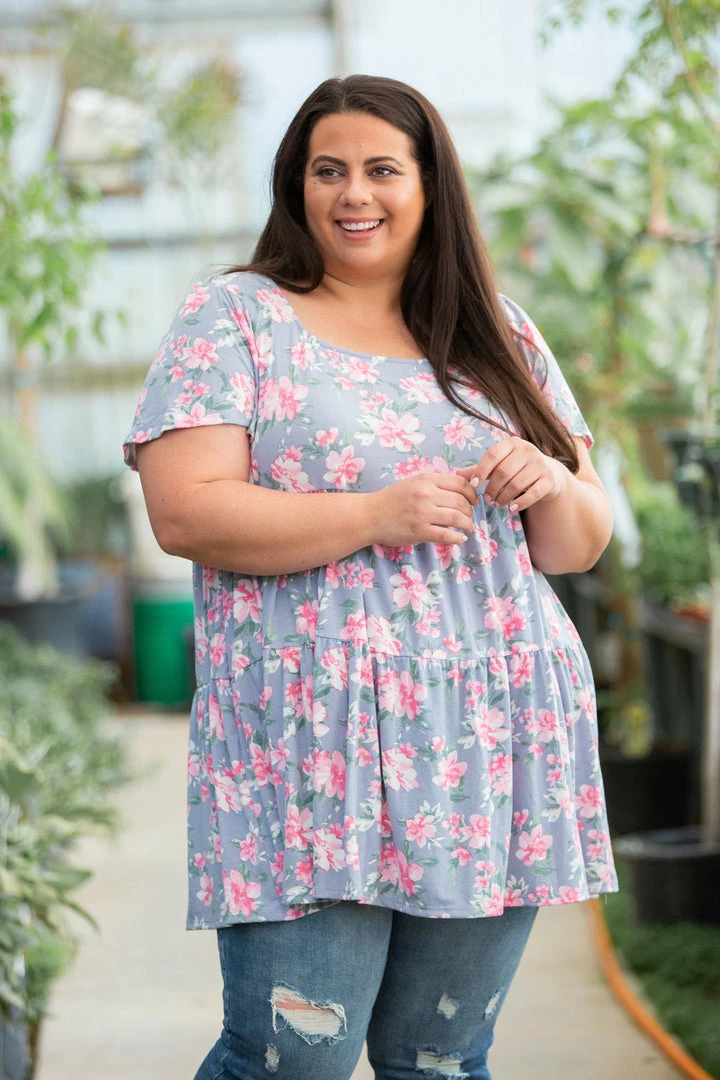 Boutique Simplified Floral Belle Tiered Swing Dress 7 Boutique Simplified Floral Belle Tiered Swing Dress