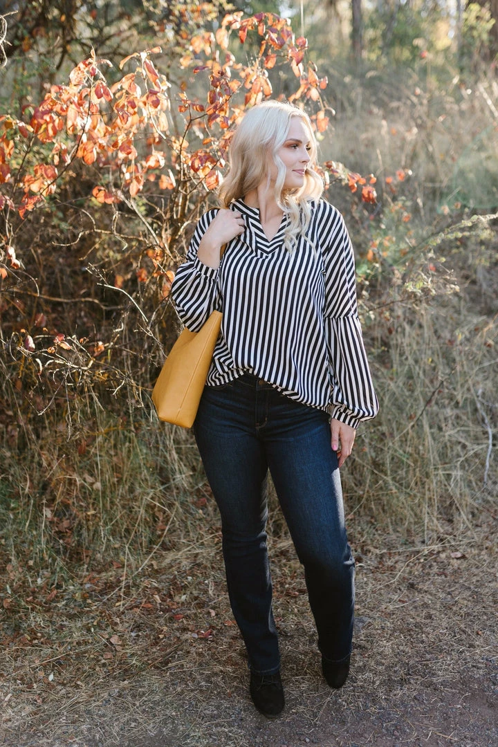 No Ship Drop Ship A Touch Of Vertigo Striped Top 8 No Ship Drop Ship A Touch Of Vertigo Striped Top